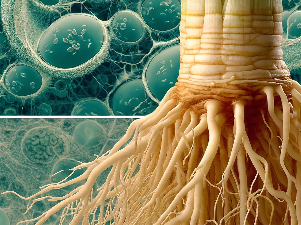 Autophagie, also die Verdauung spezifischer Zellbestandteile, ist die Voraussetzung für die korrekte Bildung von Seitenwurzeln bei Arabidopsis-Pflanzen (Symbolbild). (Bildquelle: © Pflanzenforschung.de, erstellt mit DALL·E)